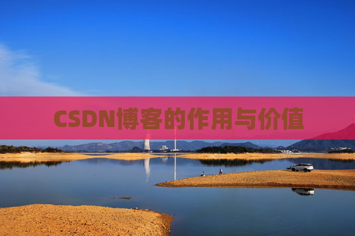 CSDN博客的作用与价值